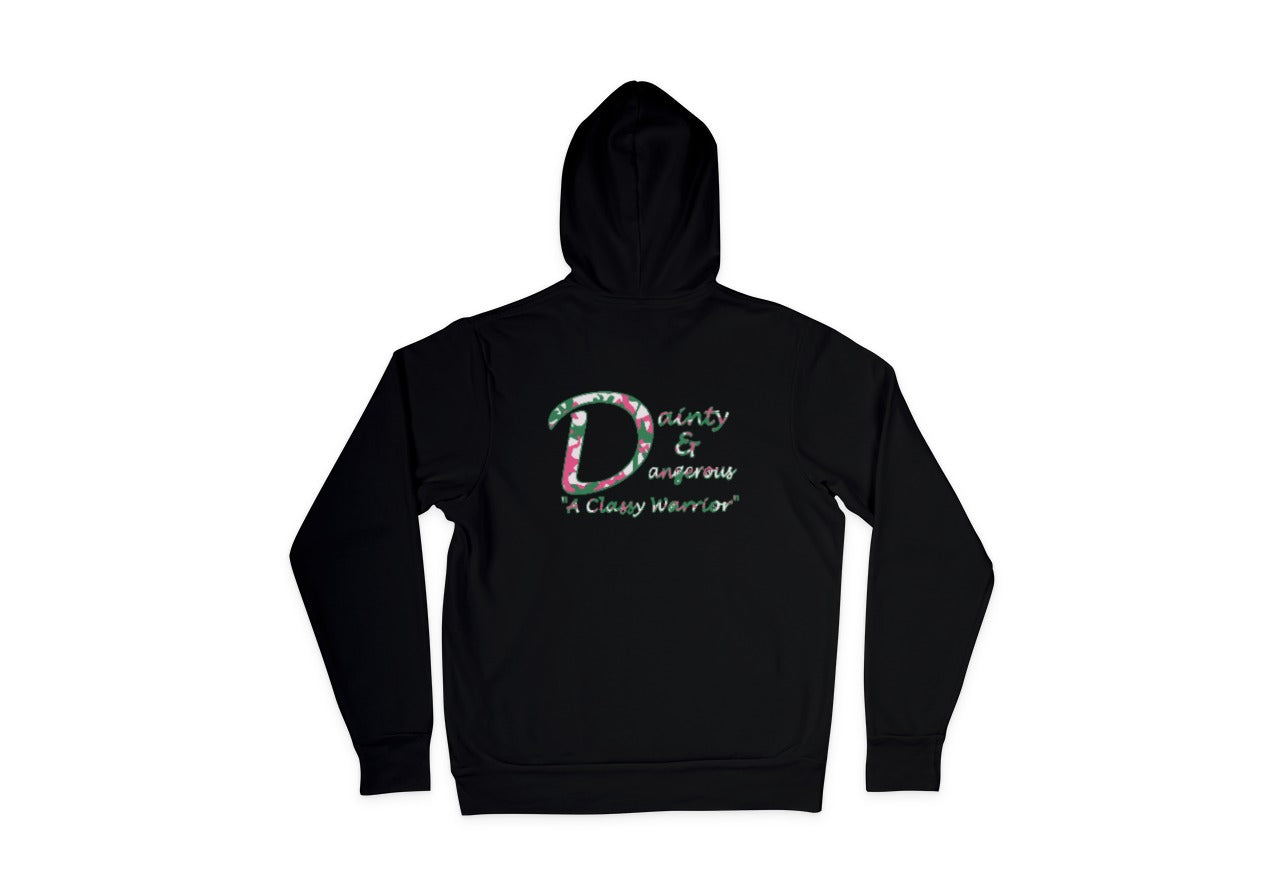 Black Graphic Hoodie